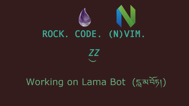 Rock. Code. (N)VIM.